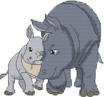 Momma N Me Rhino